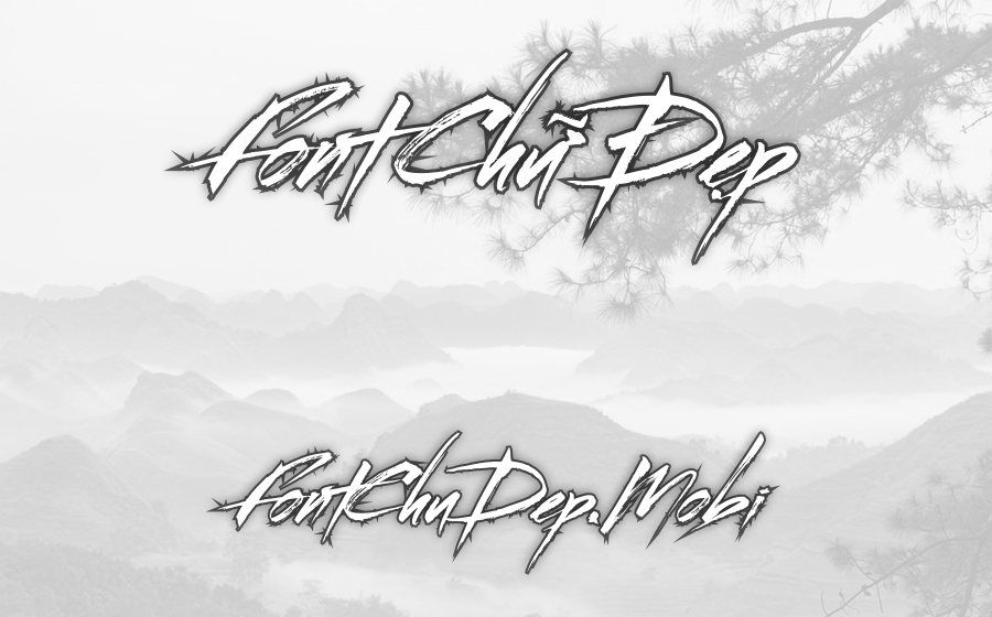 Font UTM But Tre Việt Hóa