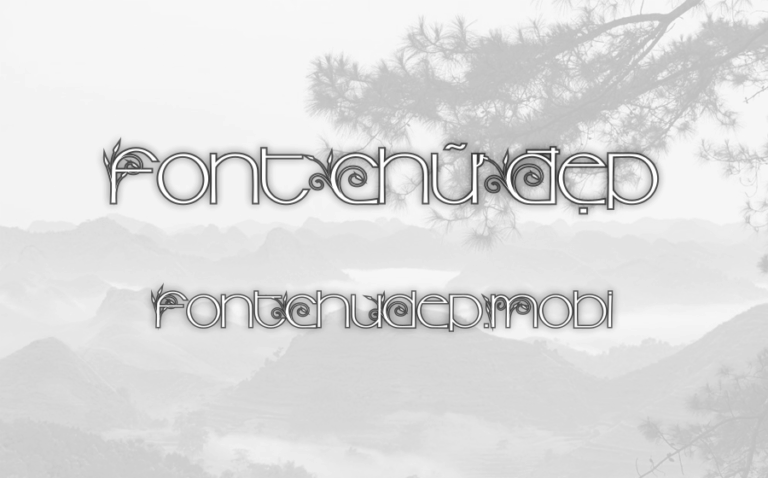 Font UTM Camellia Trọn Bộ Việt Hóa