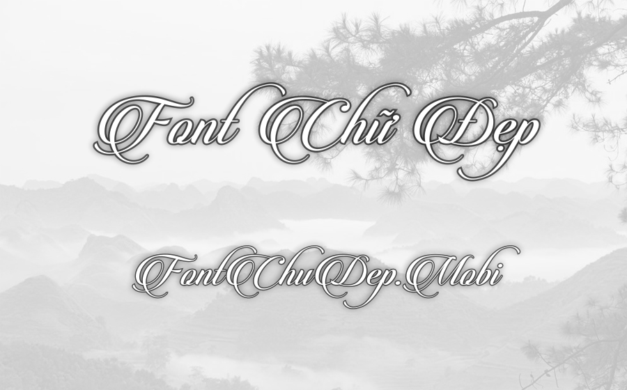 Font UTM Candlescript Pro Việt Hóa