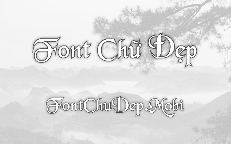 Font UTM Chancery Việt Hóa
