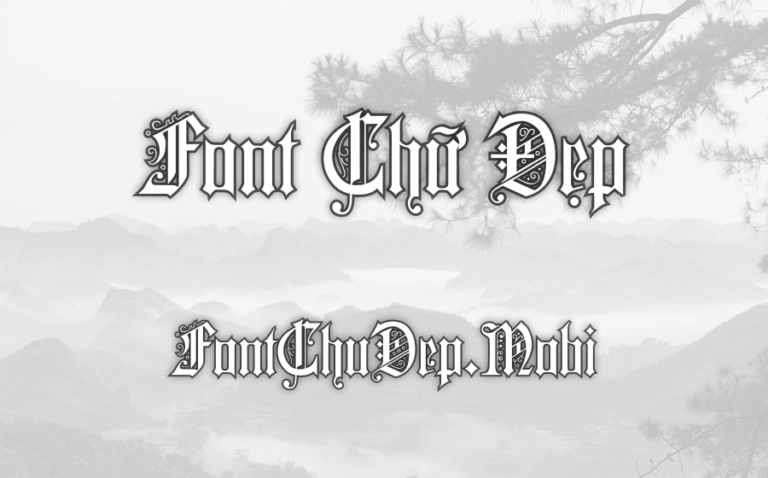 Font UTM Colchester Việt Hóa