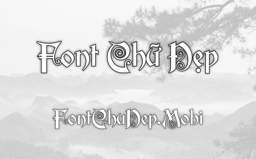 Font UTM Dai Co Viet Việt Hóa