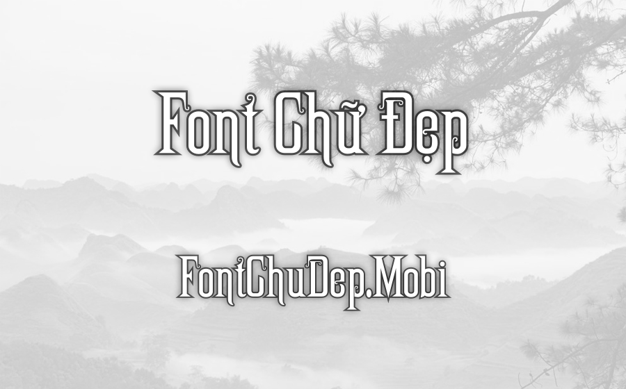 Font UTM Euphoria Việt Hóa