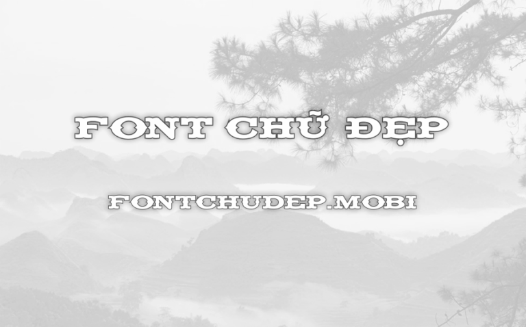 Font UTM Fancy Full Việt Hóa