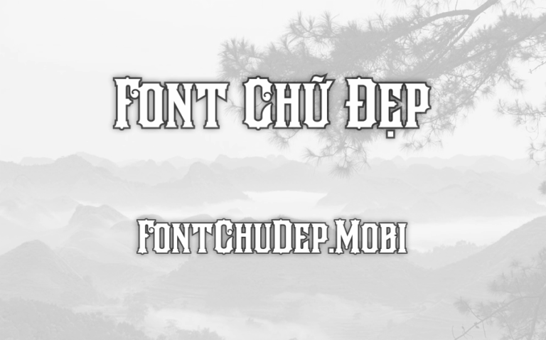 Font UTM Fire House Việt Hóa