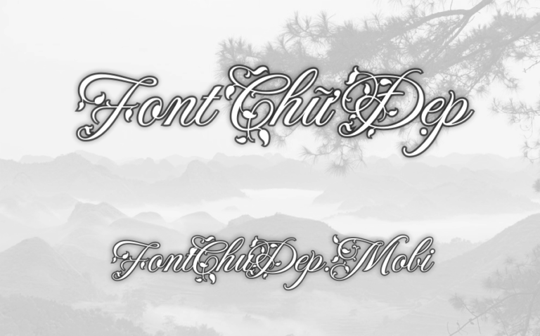 Font UTM Fleur Việt Hóa