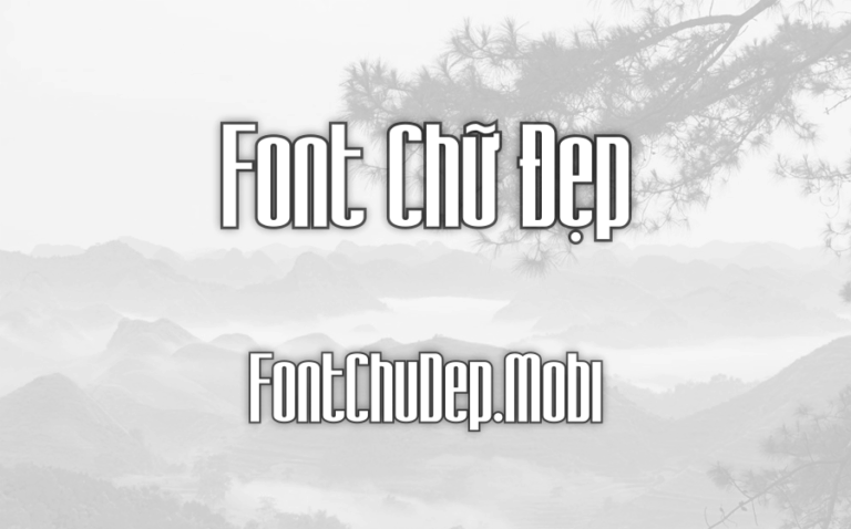 Font UTM Iron Gothic Việt Hóa