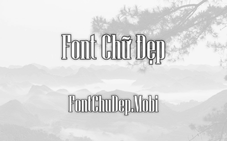 Font UTM Niagara Việt Hóa