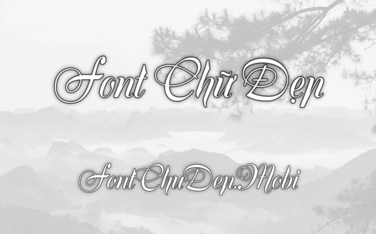 Font UTM Silk Script Việt Hóa