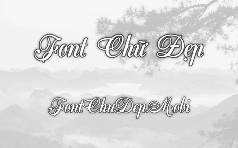Font UTM Viceroyjf Việt Hóa