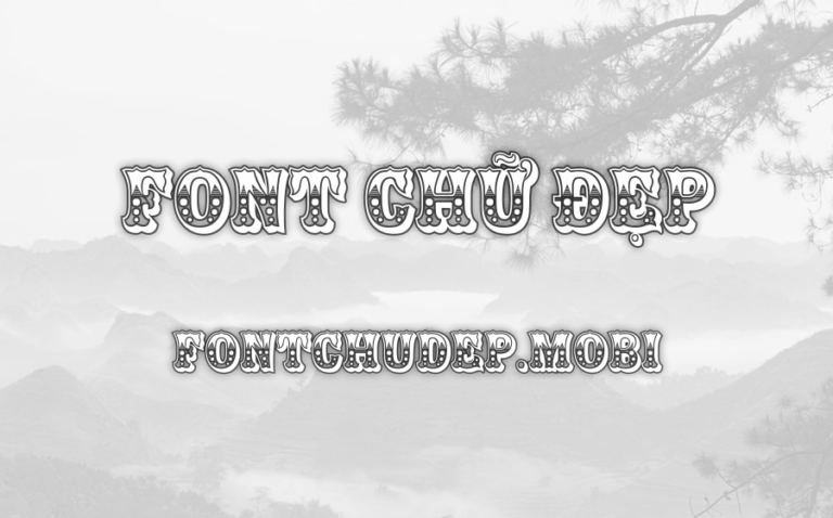 Font UTM Zebrawood Việt Hóa