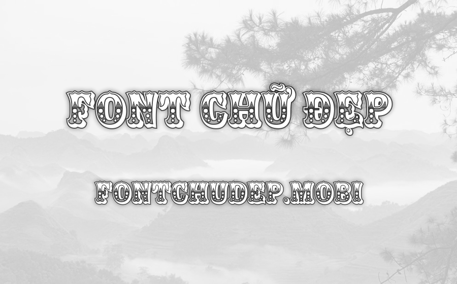 Font UTM Zebrawood Việt Hóa