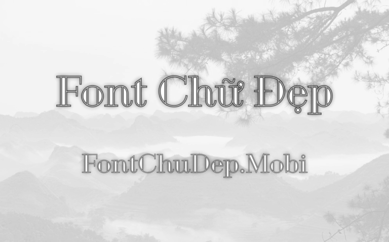 Font UVF Geotica 2012 Việt Hóa