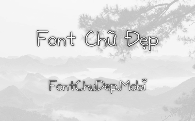 Font UVF Kaileen Việt Hóa