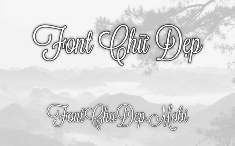 Font UVF Lavanderia Việt Hóa