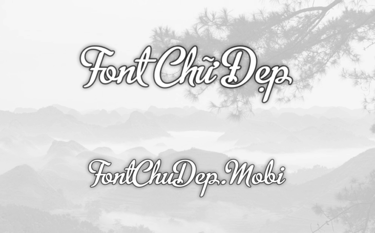 Font UVF Metro Script Việt Hóa