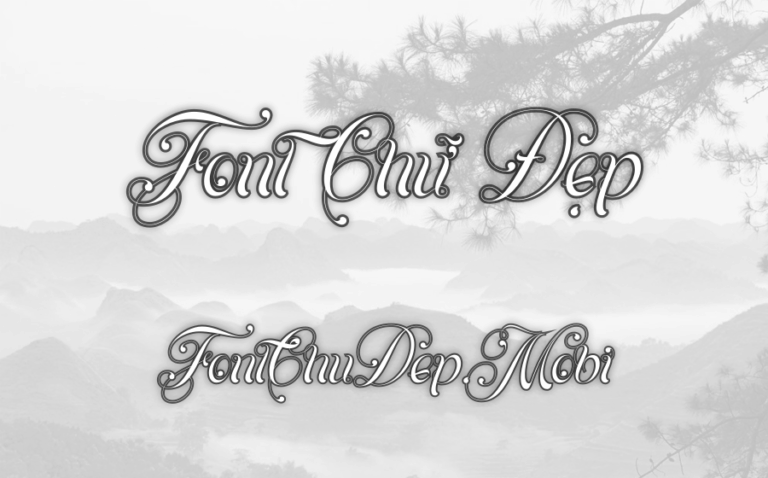 Font UVF Parfait Scrip Stylistic Việt Hóa