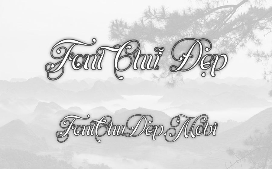Font UVF Parfait Scrip Stylistic Việt Hóa