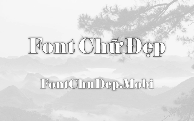 Font UVF Pistilli Việt Hóa