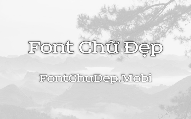 Font UVF Sreda Việt Hóa