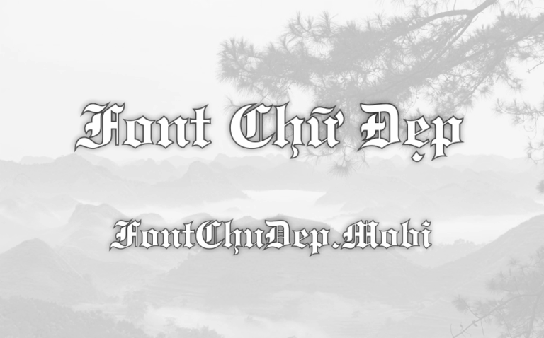 Font UVN Co Dien Việt Hóa