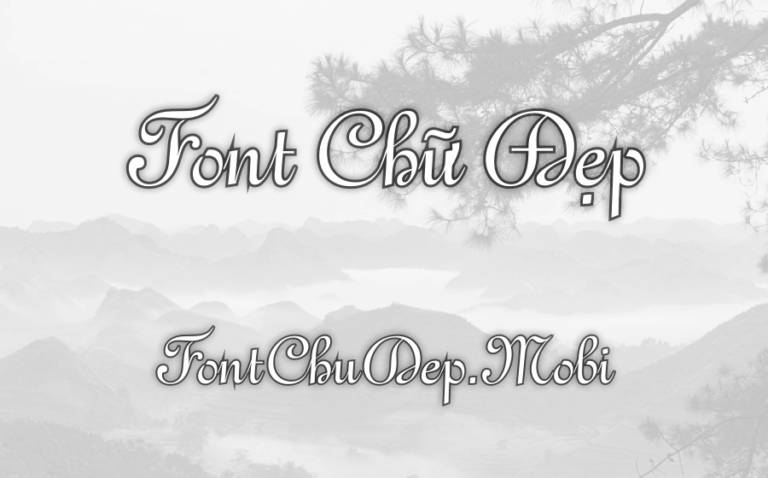 Font UVN Con Thuy Việt Hóa