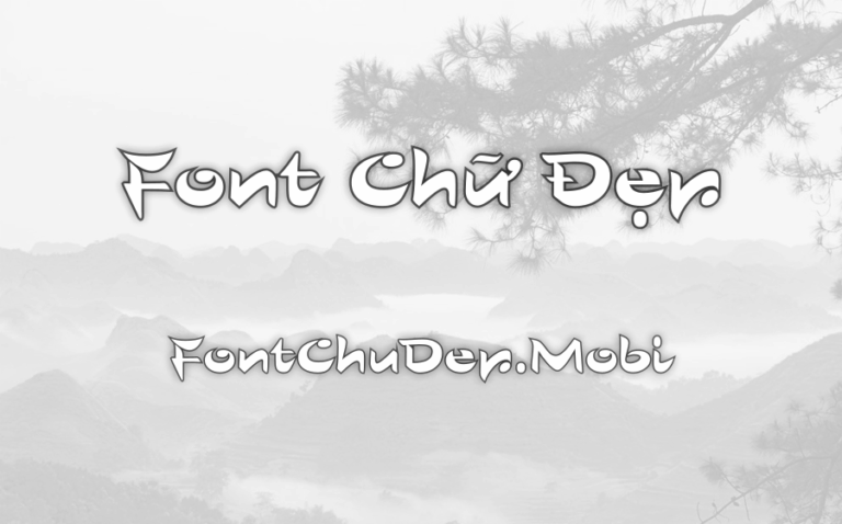 Font UVN Hoa Dao Việt Hóa