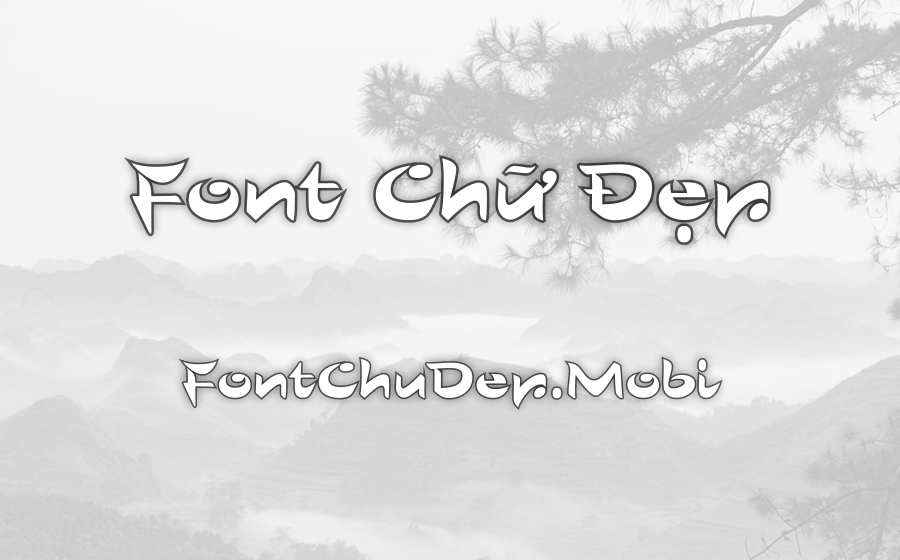 Font UVN Hoa Dao Việt Hóa