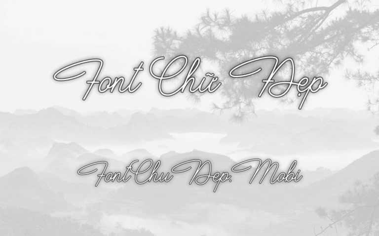 Font VL Houstoner Script Việt Hóa